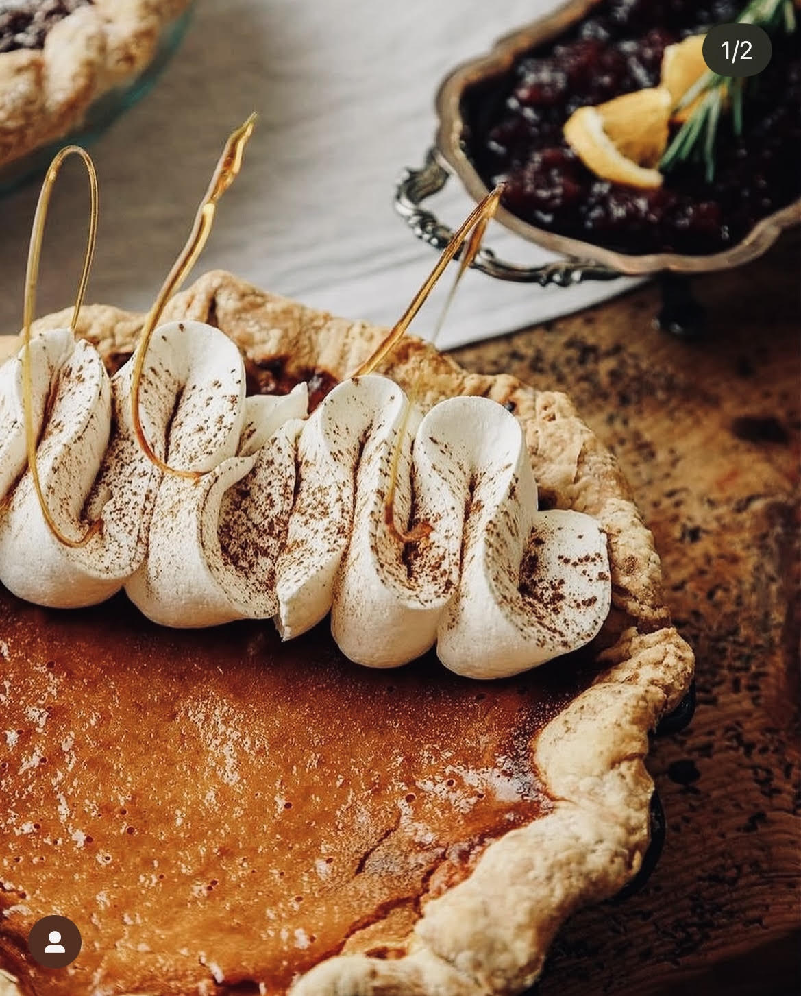 Sweet Potato Praline Pie