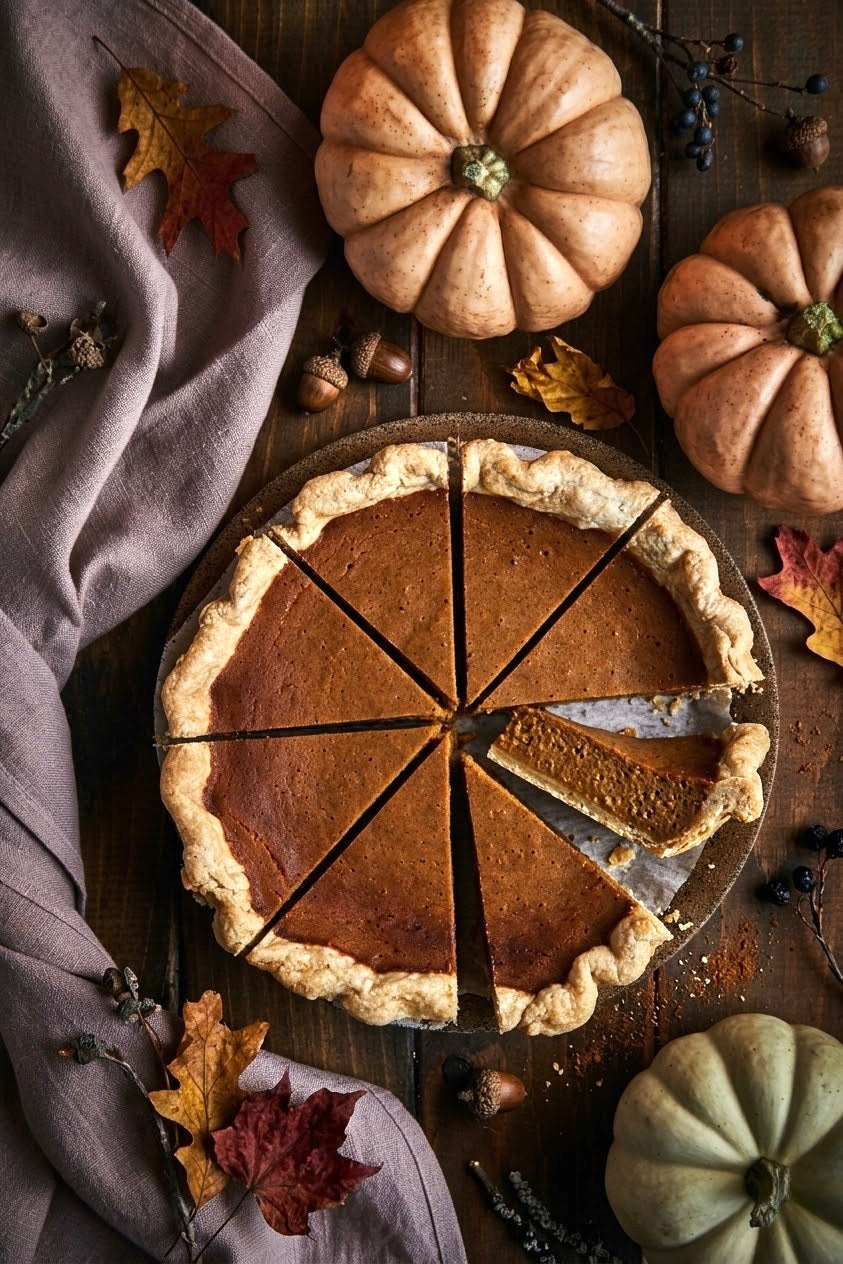 Salted Caramel Pumpkin Pie