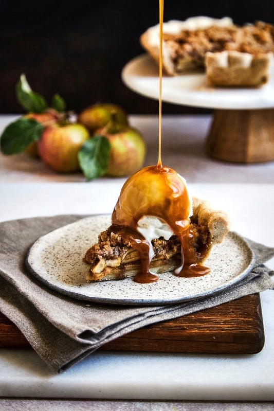 Spiced Apple Crumble Pie