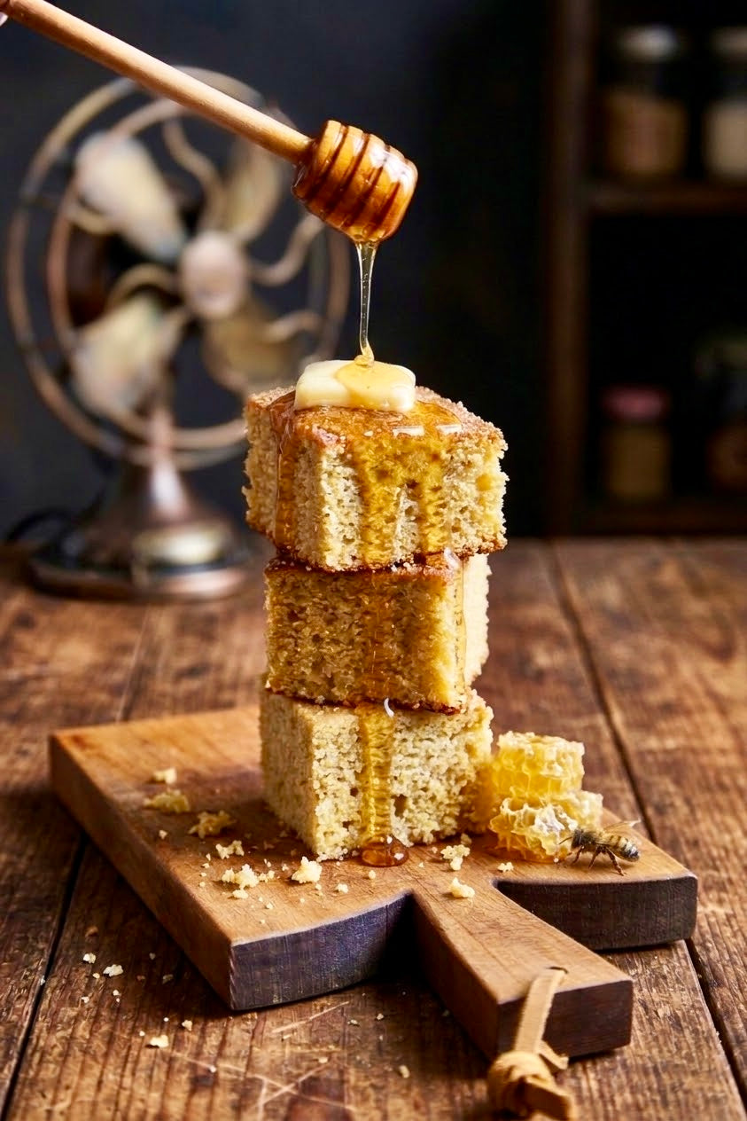 Honey Buttermilk Cornbread- Half Dozen Squares