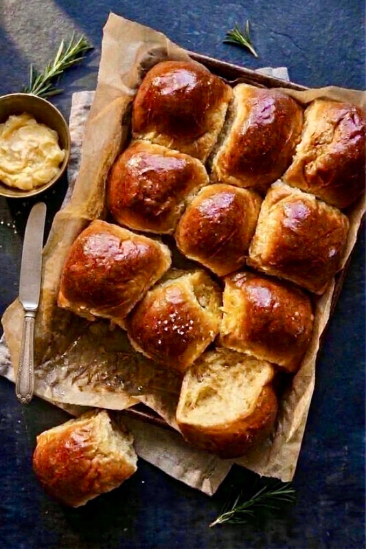 Milk Bun Dinner Rolls- Dozen